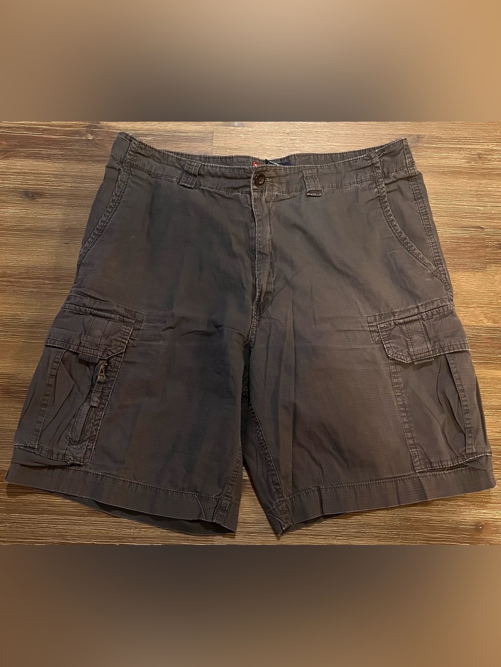 Men's Grey Cargo Shorts - Casual Everyday Comfort